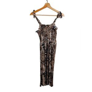 FC brand leopard print maxi dress